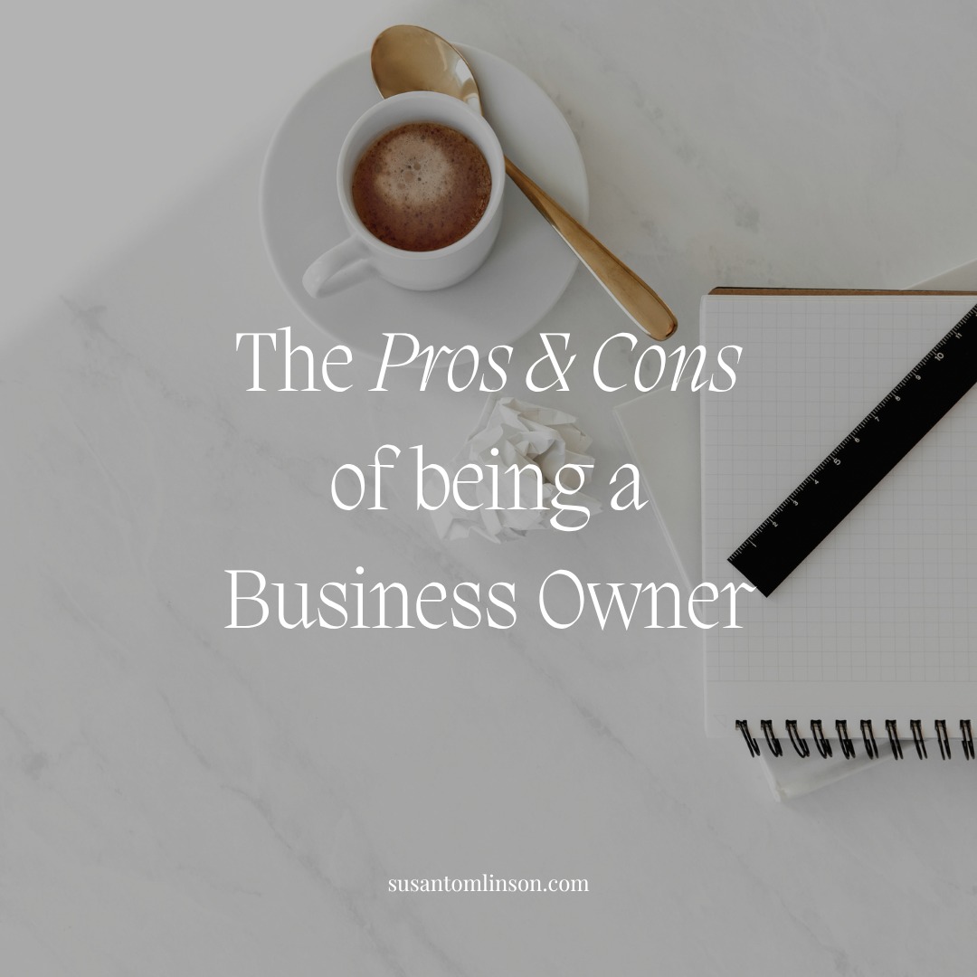 Owning a business can be both exhilarating and challenging. If you are thinking about setting up your own venture, which is what I did many years ago, here are some pros and cons to consider.

Advantages:

Independence and Control: Being your own boss allows you the freedom to make your own decisions and shape your future direction.  This is one of the reasons why I left my corporate role.

Potential for Financial Reward: If you find the right offer, product or service there's the potential to make more money and create wealth on your terms.

Flexibility: This was another reason I chose self-employment as it gave me the flexibility to work, travel and accommodate personal commitments.

Creative Expression: I’ve found it interesting and satisfying to have the freedom to be innovative and creative – trying out new approaches and ideas when I choose to.

Personal Growth: Running a business challenges you to develop new skills, learn from setbacks, and continuously improve yourself.  Due to all the ups and downs of being a business owner, it will mean a lot of personal and professional development!

However, here are some of downsides:

Financial Risk: Business ownership does come with financial uncertainty, especially if there are monthly cash flow fluctuations, changes in the economy and change in consumer preferences. However, there are ways you can mitigate and prepare for any financial challenges.

Stress: Entrepreneurs often work long hours, especially in the early stages. It can be stressful when the responsibility is on your shoulders to make decisions, deliver work and generate income.

Uncertainty and Instability: Markets do change, and the competition will always be there, which can create uncertainty.  As a result, you do have to be adaptable and resilient.

Isolation: Running a business can be lonely at times.  I’ve experienced this many times and have often missed my former colleagues and office environment.  That’s why it’s important to build a network and make the time to connect with others in person whenever possible.

If you own your own business what are your thoughts?